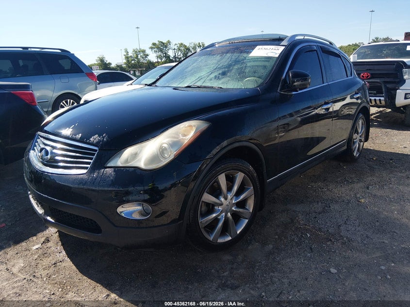 2009 Infiniti Ex35 VIN JNKAJ09E59M900042 IAAI salvage auction — NORMAL WEAR, Clear (Tennessee), sold $25 on 2026-07-23 (photo 2)