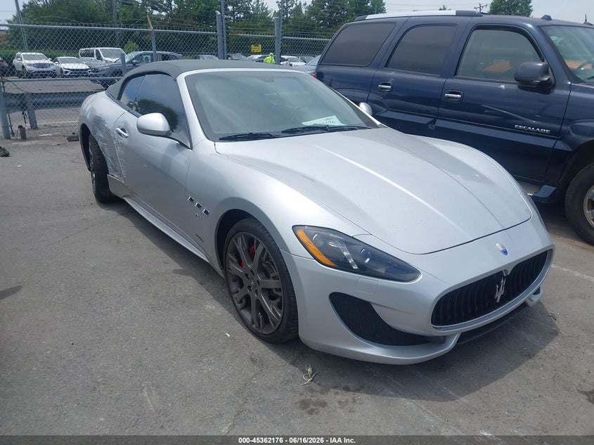 2015 Maserati Granturismo VIN ZAM45VMA7F0147973 IAAI salvage auction — RIGHT REAR, Salvage (Idaho), sold $19,100 on 2026-07-06 (photo 1)
