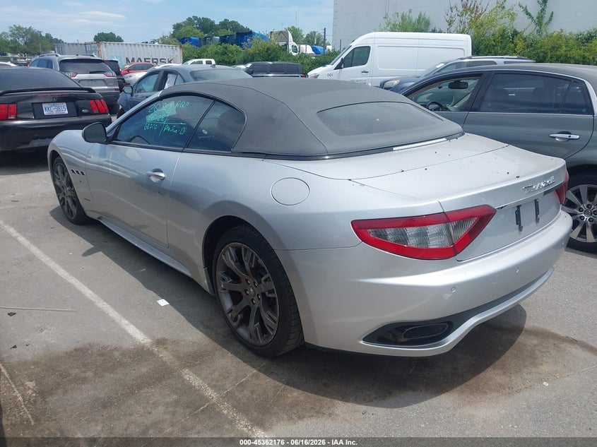 2015 Maserati Granturismo VIN ZAM45VMA7F0147973 IAAI salvage auction — RIGHT REAR, Salvage (Idaho), sold $19,100 on 2026-07-06 (photo 3)