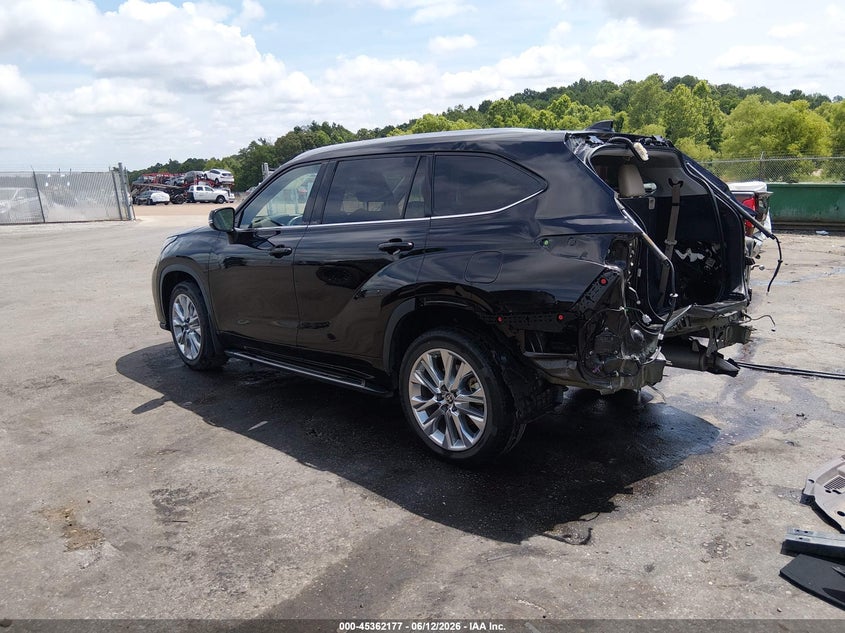 2020 Toyota Highlander VIN 5TDYZRAH8LS020550 IAAI salvage auction — REAR END, Salvage (Mississippi), sold $9,100 on 2026-07-22 (photo 3)