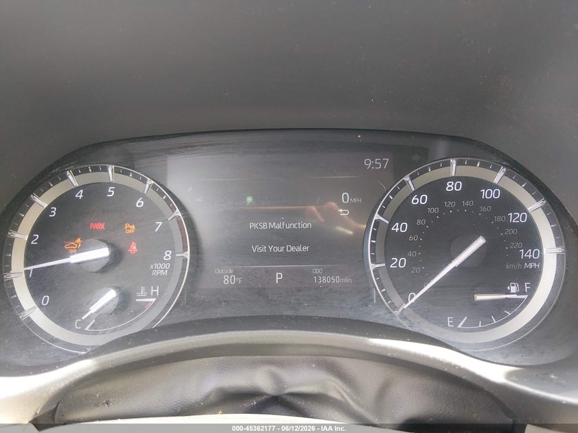2020 Toyota Highlander VIN 5TDYZRAH8LS020550 IAAI salvage auction — REAR END, Salvage (Mississippi), sold $9,100 on 2026-07-22 (photo 7)