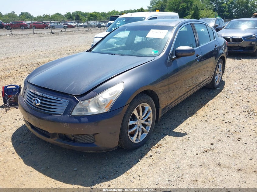 2008 Infiniti G35 VIN JNKBV61F08M262989 IAAI salvage auction — NORMAL WEAR, Clear (Virginia), sold $350 on 2026-07-13 (photo 2)