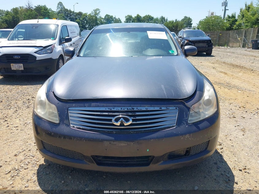 2008 Infiniti G35 VIN JNKBV61F08M262989 IAAI salvage auction — NORMAL WEAR, Clear (Virginia), sold $350 on 2026-07-13 (photo 6)