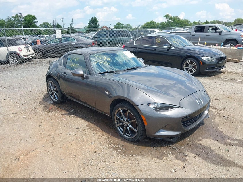 2017 Mazda Mx-5 VIN JM1NDAM7XH0103851 IAAI salvage auction — RIGHT SIDE, Salvage (Virginia), sold $6,550 on 2026-07-07 (photo 1)