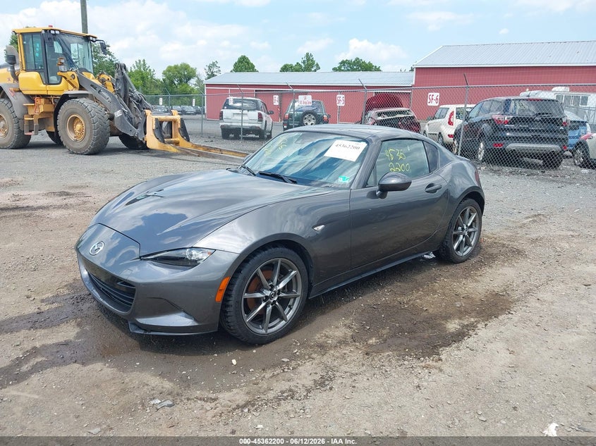 2017 Mazda Mx-5 VIN JM1NDAM7XH0103851 IAAI salvage auction — RIGHT SIDE, Salvage (Virginia), sold $6,550 on 2026-07-07 (photo 2)