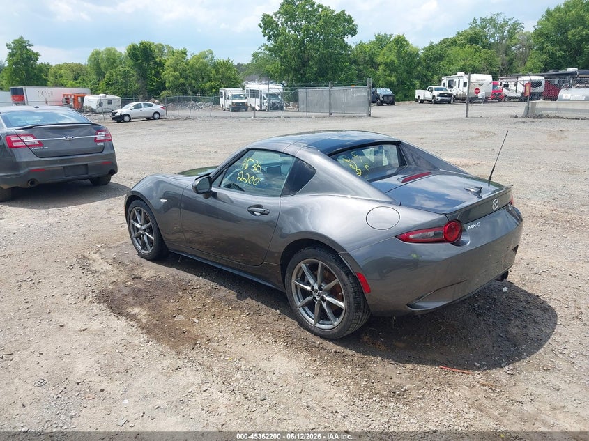 2017 Mazda Mx-5 VIN JM1NDAM7XH0103851 IAAI salvage auction — RIGHT SIDE, Salvage (Virginia), sold $6,550 on 2026-07-07 (photo 3)