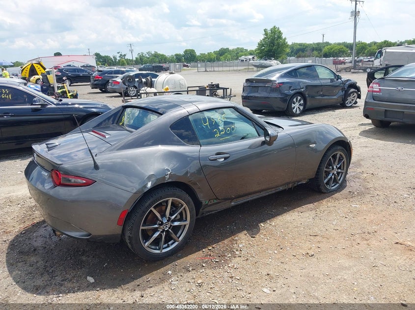 2017 Mazda Mx-5 VIN JM1NDAM7XH0103851 IAAI salvage auction — RIGHT SIDE, Salvage (Virginia), sold $6,550 on 2026-07-07 (photo 4)