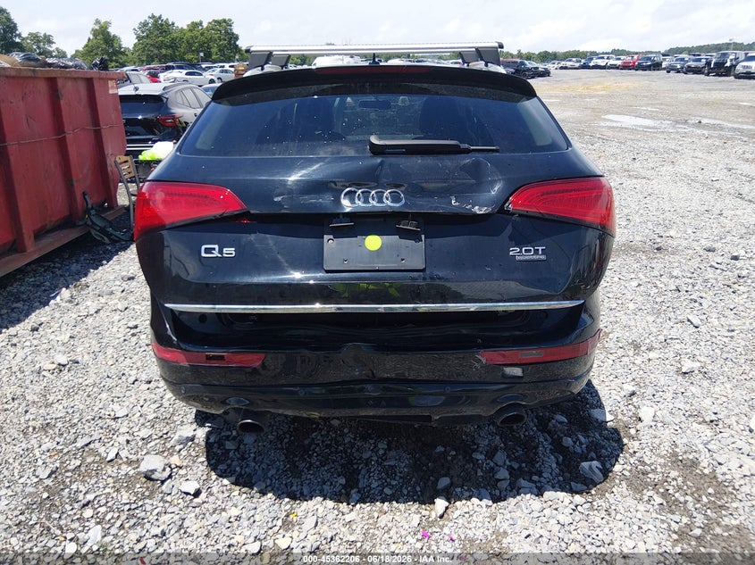 2016 Audi Q5 VIN WA1C2AFP6GA122412 IAAI salvage auction — REAR END, Salvage (West Virginia), sold $2,900 on 2026-07-18 (photo 6)