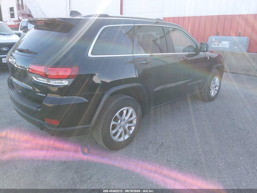 2021 Jeep Grand cherokee VIN 1C4RJFAG5MC793660 IAAI salvage auction — NORMAL WEAR, Sf97 (Maryland), sold $16,650 on 2026-08-31 (photo 4)