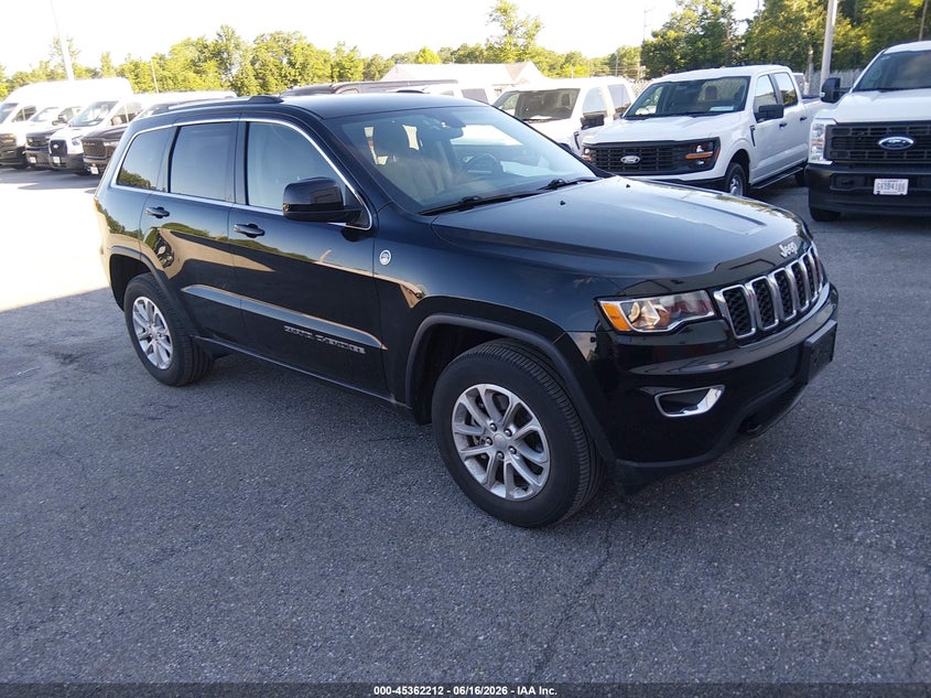 2021 Jeep Grand cherokee VIN 1C4RJFAG5MC793660 IAAI salvage auction — NORMAL WEAR, Sf97 (Maryland), sold $16,650 on 2026-08-31 (photo 1)