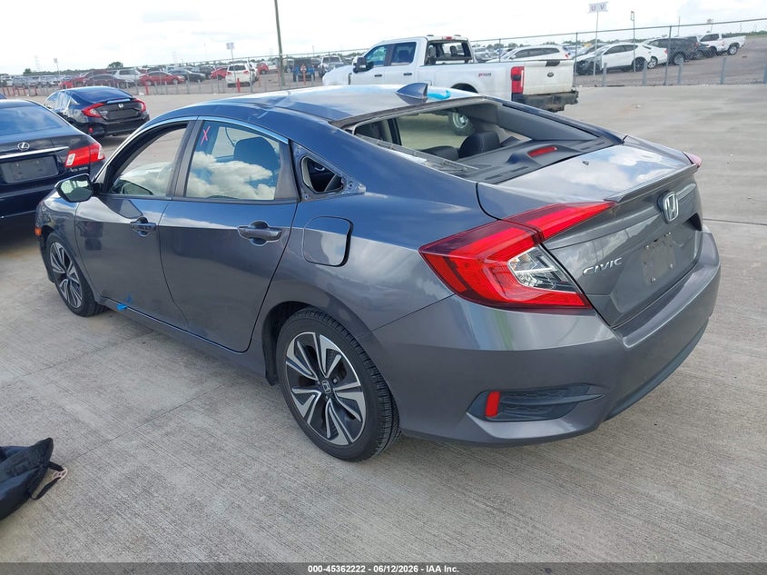 2018 Honda Civic VIN JHMFC1F77JX009930 IAAI salvage auction — LEFT & RIGHT, Original (Texas), sold $7,250 on 2026-07-17 (photo 3)