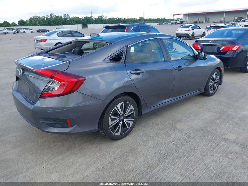 2018 Honda Civic VIN JHMFC1F77JX009930 IAAI salvage auction — LEFT & RIGHT, Original (Texas), sold $7,250 on 2026-07-17 (photo 4)