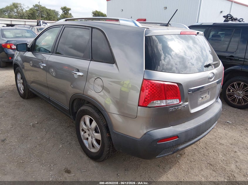 2011 Kia Sorento VIN 5XYKT4A25BG144406 IAAI salvage auction — RIGHT SIDE, Original (Texas), sold $775 on 2026-07-28 (photo 3)