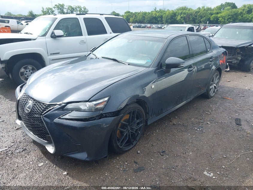 2017 Lexus Gs VIN JTHCZ1BL7HA005233 IAAI salvage auction — REAR END, Salvage Title, sold $6,300 on 2026-08-01 (photo 2)