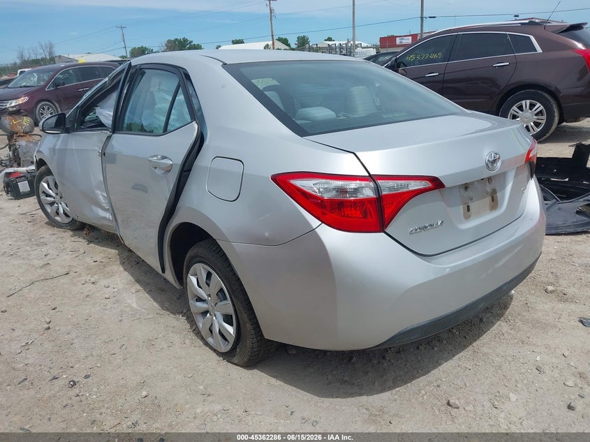 2014 Toyota Corolla VIN 5YFBURHE0EP079555 IAAI salvage auction — NORMAL WEAR, Clear-Endorsement (Wisconsin), sold $875 on 2026-07-16 (photo 3)
