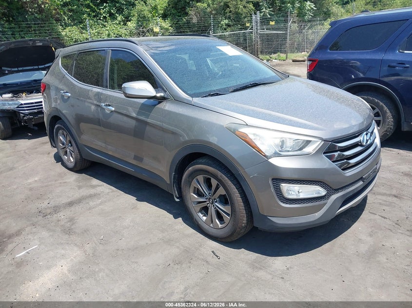2016 Hyundai Santa fe VIN 5XYZUDLB8GG335625 IAAI salvage auction — REAR END, Salvage (North Carolina), sold $1,425 on 2026-07-16 (photo 1)