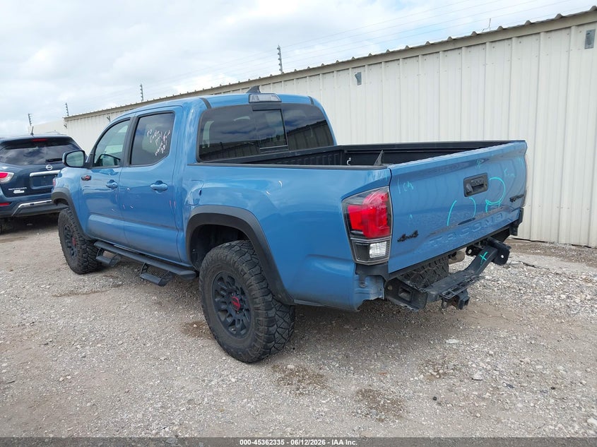 2018 Toyota Tacoma VIN 5TFCZ5AN2JX143891 IAAI salvage auction — FRONT & REAR, Original (Texas), sold $10,800 on 2026-07-16 (photo 3)