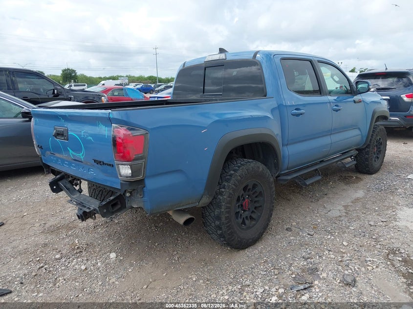 2018 Toyota Tacoma VIN 5TFCZ5AN2JX143891 IAAI salvage auction — FRONT & REAR, Original (Texas), sold $10,800 on 2026-07-16 (photo 4)