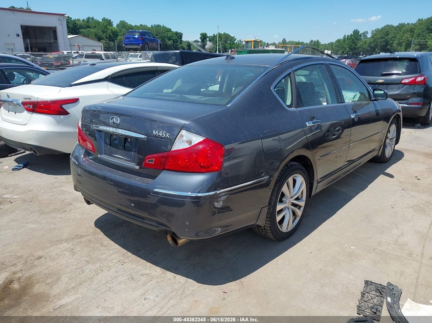 2009 Infiniti M45 VIN JNKBY01F89M750089 IAAI salvage auction — RIGHT FRONT, Salvage (North Carolina), sold $725 on 2026-07-06 (photo 4)