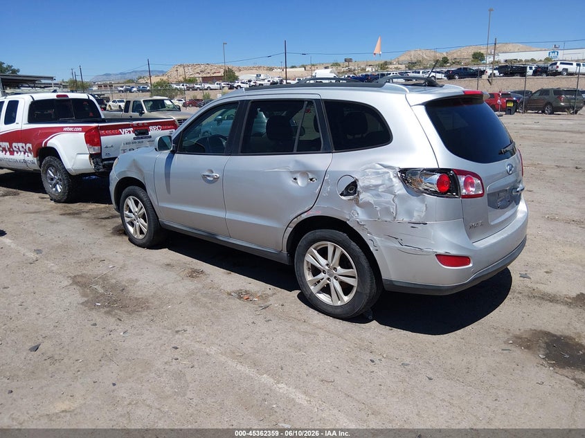 2011 Hyundai Santa fe VIN 5XYZK4AG8BG062778 IAAI salvage auction — NORMAL WEAR, Clear (New Mexico), sold $400 on 2026-07-20 (photo 3)