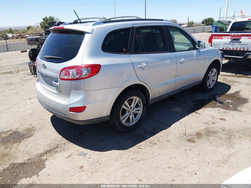 2011 Hyundai Santa fe VIN 5XYZK4AG8BG062778 IAAI salvage auction — NORMAL WEAR, Clear (New Mexico), sold $400 on 2026-07-20 (photo 4)