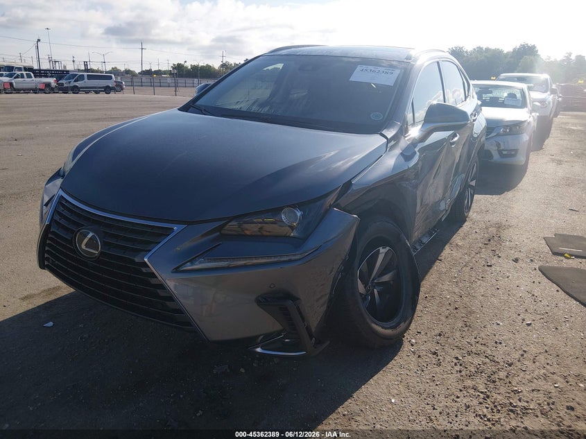 2018 Lexus Nx VIN JTJYARBZXJ2099414 IAAI salvage auction — LEFT FRONT, Salvage (Louisiana), sold $8,150 on 2026-07-29 (photo 2)