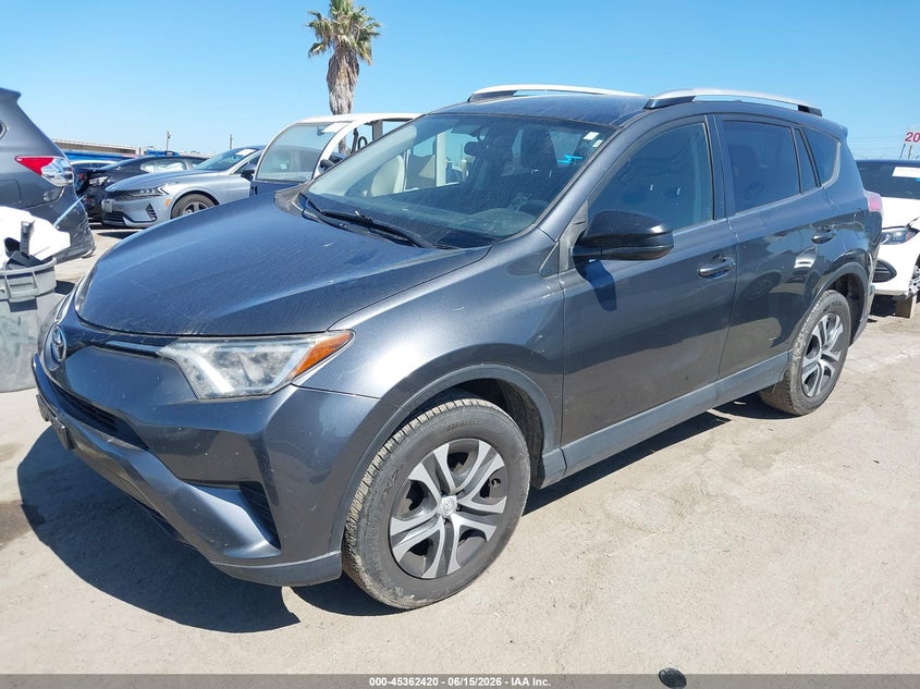 2016 Toyota Rav 4 VIN JTMBFREV6GD190941 IAAI salvage auction — LEFT REAR, Salvage Title, sold $4,050 on 2026-07-29 (photo 2)