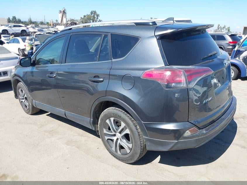 2016 Toyota Rav 4 VIN JTMBFREV6GD190941 IAAI salvage auction — LEFT REAR, Salvage Title, sold $4,050 on 2026-07-29 (photo 3)