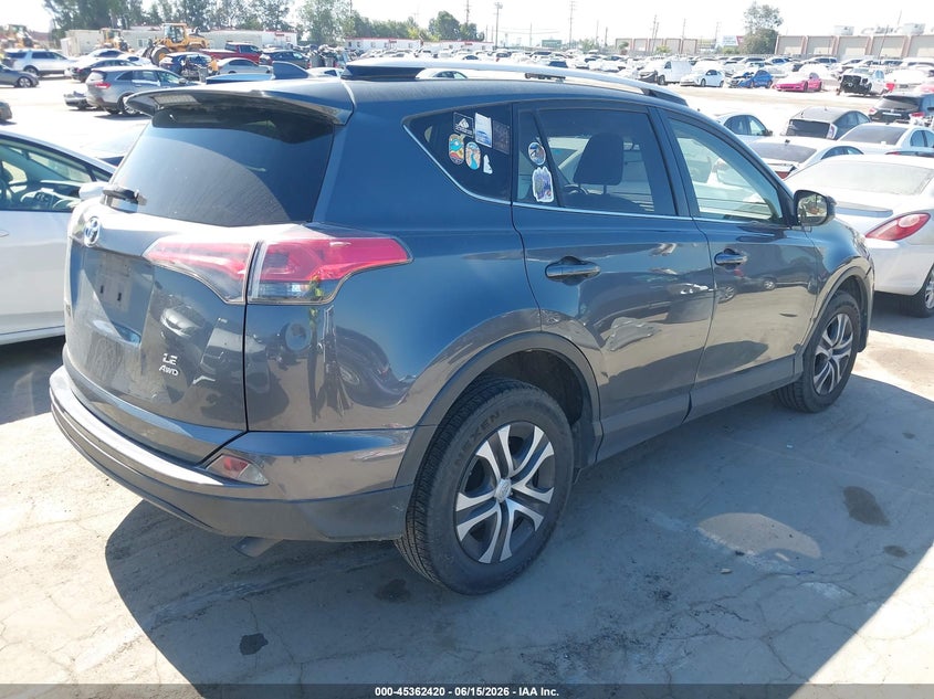 2016 Toyota Rav 4 VIN JTMBFREV6GD190941 IAAI salvage auction — LEFT REAR, Salvage Title, sold $4,050 on 2026-07-29 (photo 4)