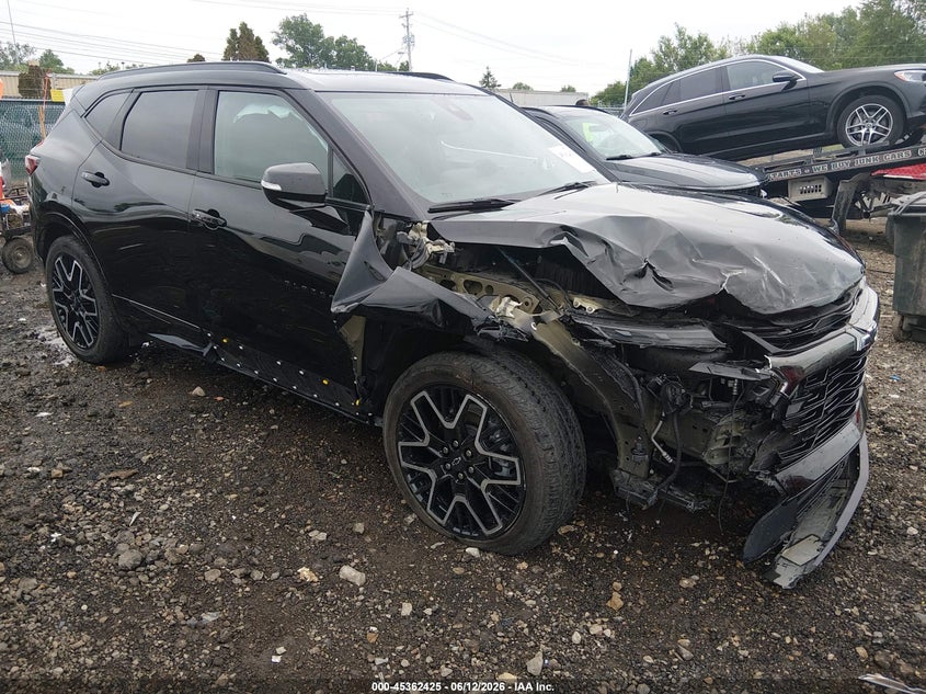 2023 Chevrolet Blazer VIN 3GNKBKRS8PS177666 IAAI salvage auction — FRONT END, Salvage Title, sold $6,300 on 2026-07-18 (photo 1)