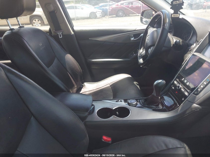 2014 Infiniti Q50 VIN JN1BV7AP4EM683869 IAAI salvage auction — RIGHT FRONT, Salvage (South Carolina), sold $600 on 2026-07-07 (photo 5)
