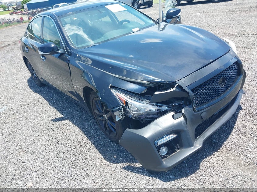 2014 Infiniti Q50 VIN JN1BV7AP4EM683869 IAAI salvage auction — RIGHT FRONT, Salvage (South Carolina), sold $600 on 2026-07-07 (photo 6)