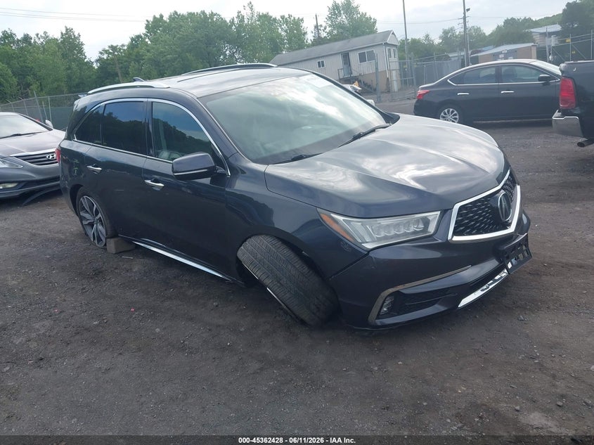 2020 Acura Mdx VIN 5J8YD4H80LL011187 IAAI salvage auction — FRONT END, Salvage (Pennsylvania), sold $7,100 on 2026-07-09 (photo 1)