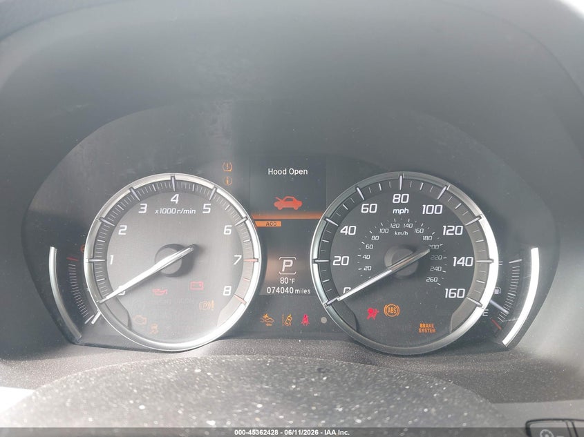 2020 Acura Mdx VIN 5J8YD4H80LL011187 IAAI salvage auction — FRONT END, Salvage (Pennsylvania), sold $7,100 on 2026-07-09 (photo 7)