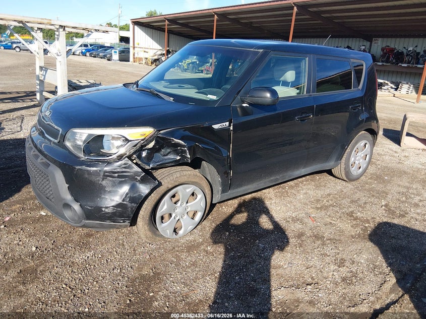 2015 Kia Soul VIN KNDJN2A29F7118193 IAAI salvage auction — LEFT FRONT, Salvage (Ohio), sold $675 on 2026-07-15 (photo 2)