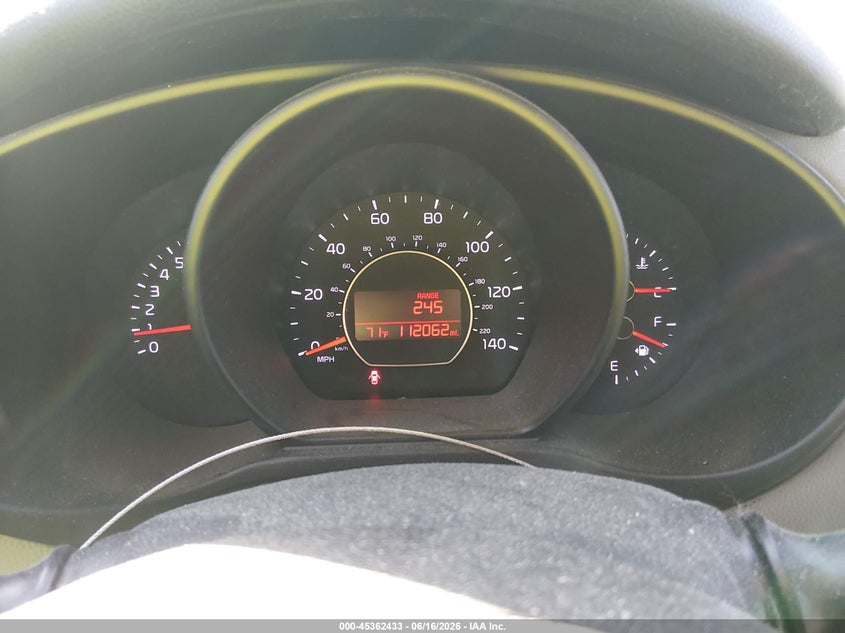 2015 Kia Soul VIN KNDJN2A29F7118193 IAAI salvage auction — LEFT FRONT, Salvage (Ohio), sold $675 on 2026-07-15 (photo 7)