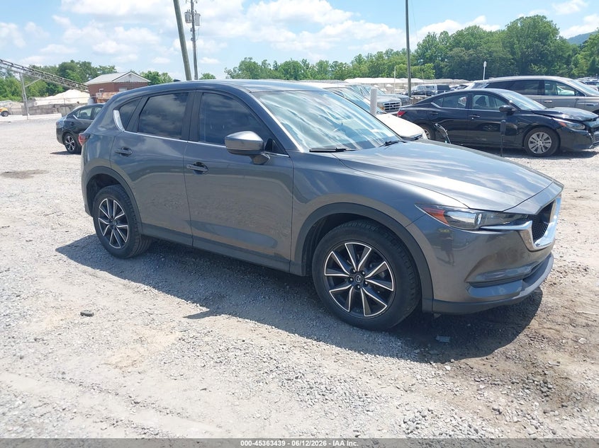 2018 Mazda Cx-5 VIN JM3KFBCM9J0455990 IAAI salvage auction — LEFT FRONT, Salvage (North Carolina), sold $6,300 on 2026-07-16 (photo 1)