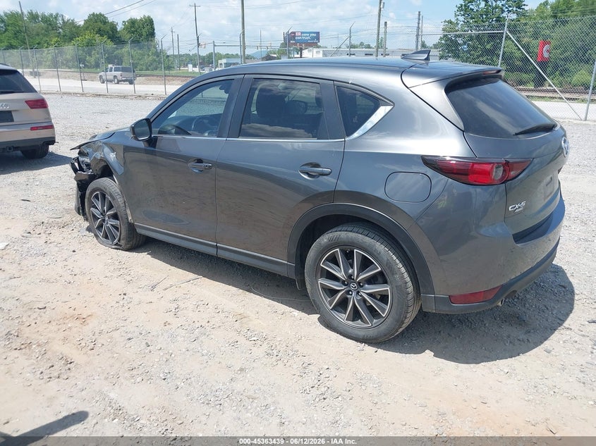 2018 Mazda Cx-5 VIN JM3KFBCM9J0455990 IAAI salvage auction — LEFT FRONT, Salvage (North Carolina), sold $6,300 on 2026-07-16 (photo 3)