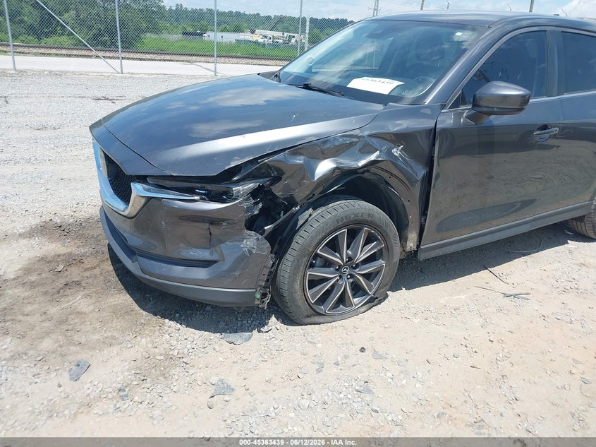 2018 Mazda Cx-5 VIN JM3KFBCM9J0455990 IAAI salvage auction — LEFT FRONT, Salvage (North Carolina), sold $6,300 on 2026-07-16 (photo 6)