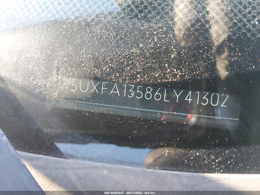 2006 BMW X5 VIN 5UXFA13586LY41302 IAAI salvage auction — SIDE, Bill Of Sale (New York), sold $450 on 2026-07-07 (photo 9)