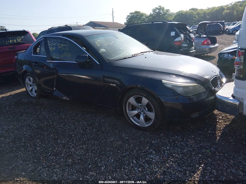 2008 BMW 5 series VIN WBANU53538CT11833 IAAI salvage auction — REAR END, Bill Of Sale (New York), sold $475 on 2026-07-14 (photo 1)