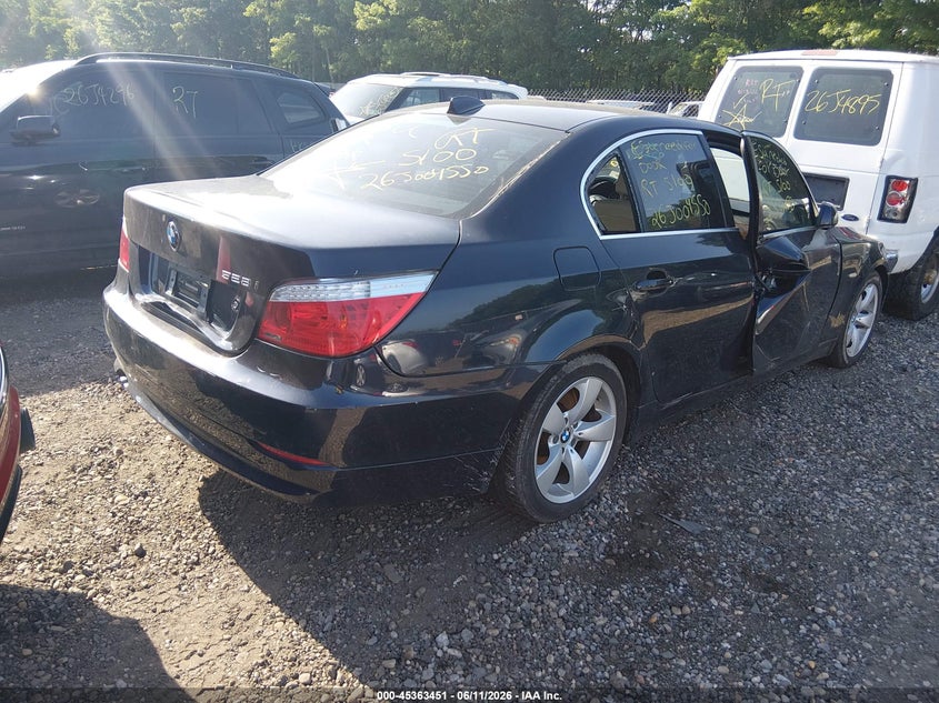 2008 BMW 5 series VIN WBANU53538CT11833 IAAI salvage auction — REAR END, Bill Of Sale (New York), sold $475 on 2026-07-14 (photo 4)