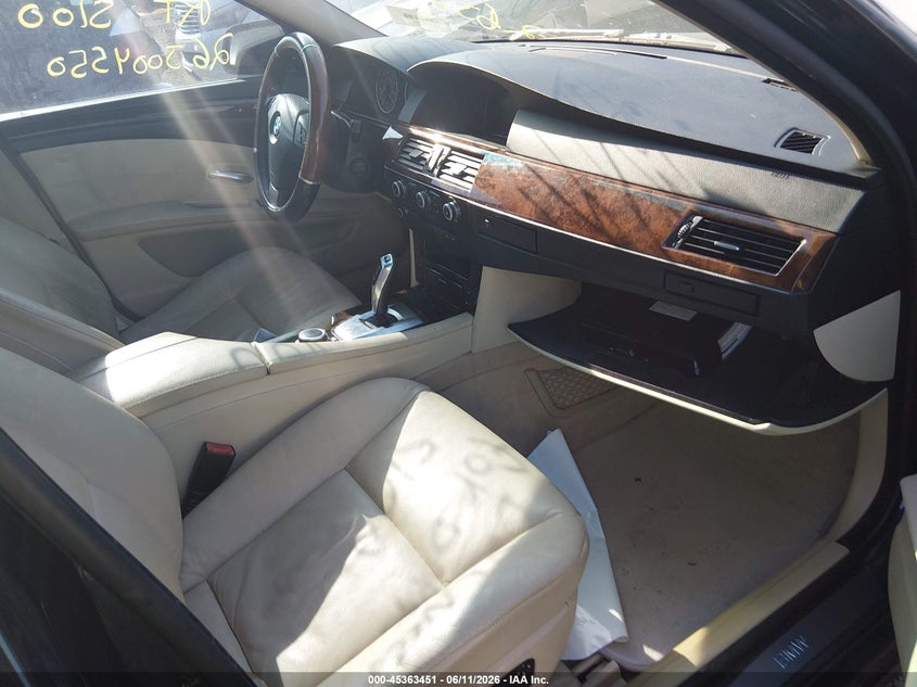 2008 BMW 5 series VIN WBANU53538CT11833 IAAI salvage auction — REAR END, Bill Of Sale (New York), sold $475 on 2026-07-14 (photo 5)