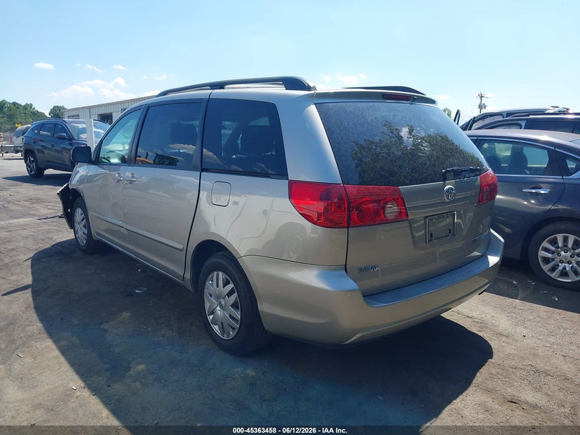 2006 Toyota Sienna VIN 5TDZA23C46S548370 IAAI salvage auction — LEFT FRONT, Salvage (North Carolina), sold $1,625 on 2026-07-09 (photo 3)