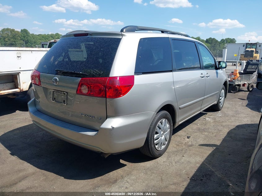 2006 Toyota Sienna VIN 5TDZA23C46S548370 IAAI salvage auction — LEFT FRONT, Salvage (North Carolina), sold $1,625 on 2026-07-09 (photo 4)