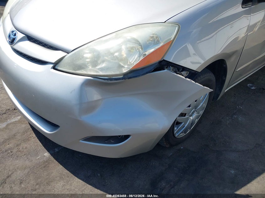 2006 Toyota Sienna VIN 5TDZA23C46S548370 IAAI salvage auction — LEFT FRONT, Salvage (North Carolina), sold $1,625 on 2026-07-09 (photo 6)