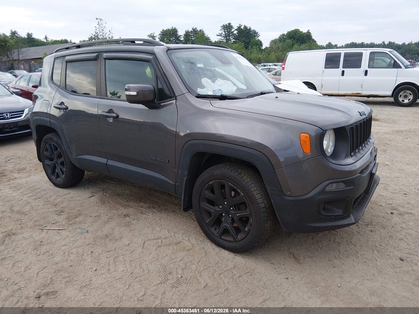 2016 Jeep Renegade VIN ZACCJBBT3GPD53995 IAAI salvage auction — FRONT END, Salvage Title, sold $625 on 2026-07-24 (photo 1)