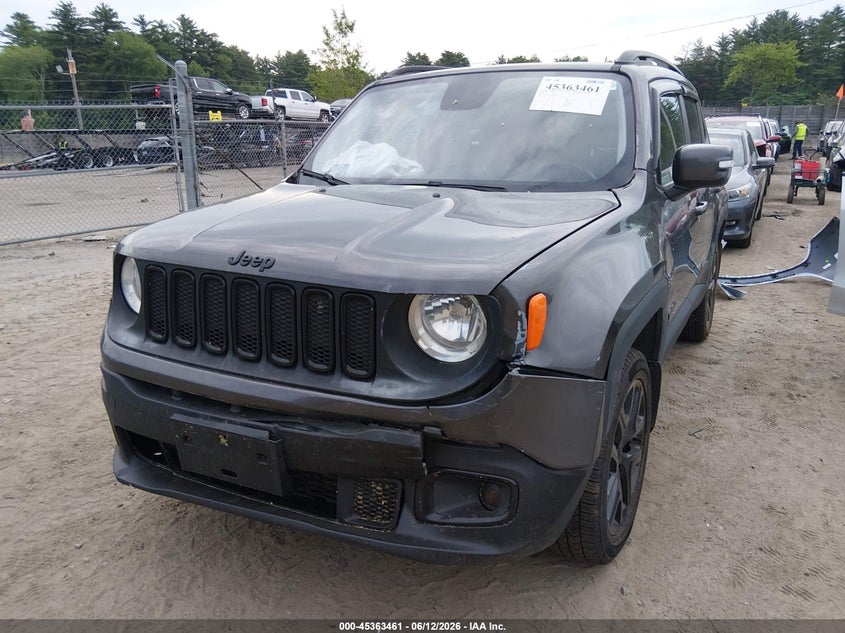 2016 Jeep Renegade VIN ZACCJBBT3GPD53995 IAAI salvage auction — FRONT END, Salvage Title, sold $625 on 2026-07-24 (photo 6)