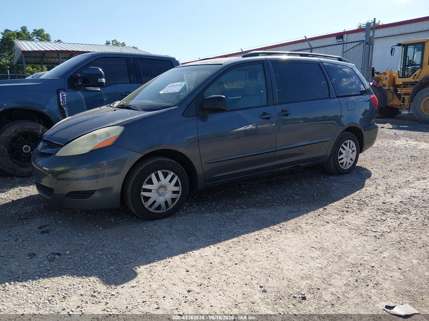 2006 Toyota Sienna VIN 5TDZA23C86S488724 IAAI salvage auction — NORMAL WEAR, Original (Kentucky), sold $550 on 2026-07-06 (photo 2)