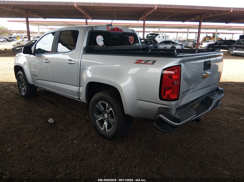 2017 Chevrolet Colorado VIN 1GCGSDENXH1303295 IAAI salvage auction — REAR END, Salvage (Arizona), sold $7,200 on 2026-07-10 (photo 3)